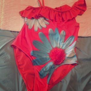 Girls one piece swimsuit